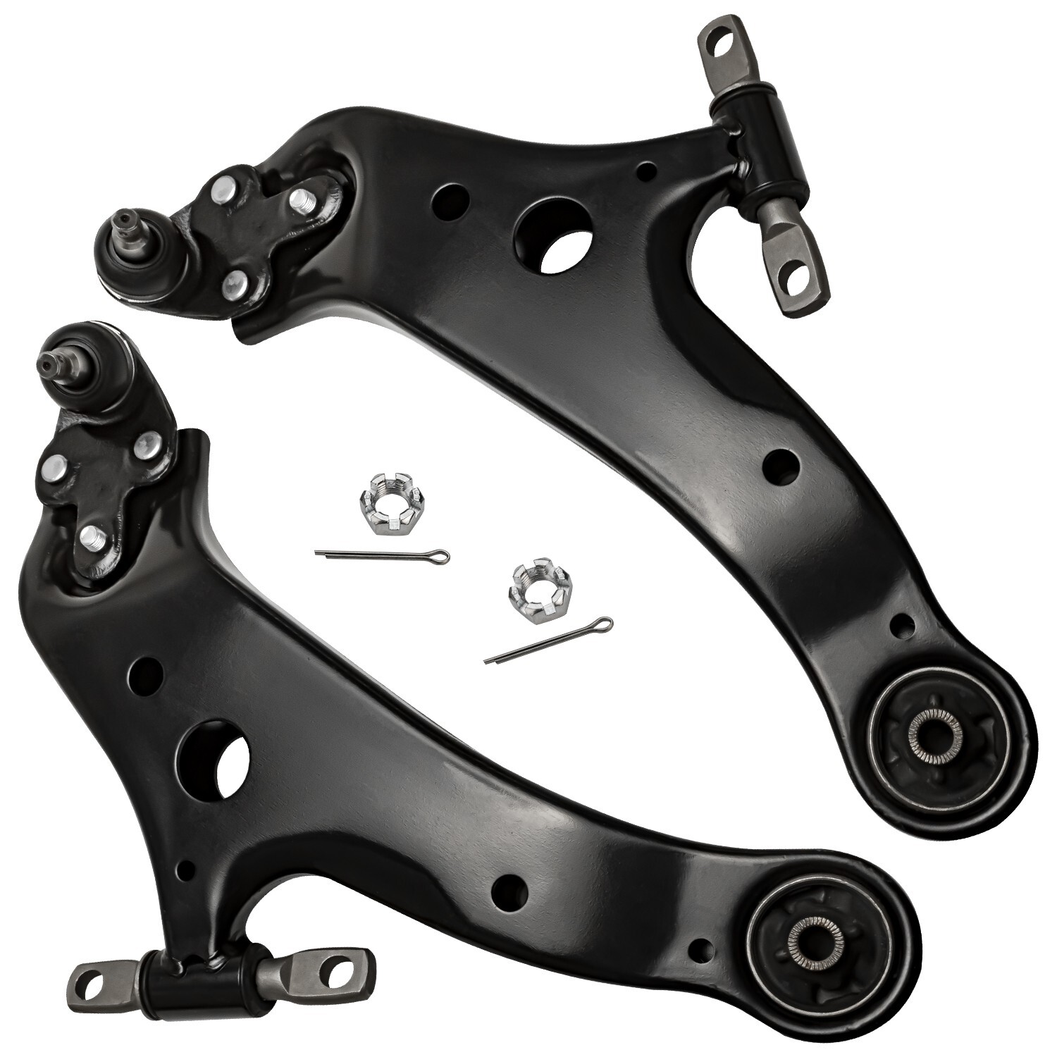 AWD Front Steering Knuckles Hubs Lower Control Arms for 20112017