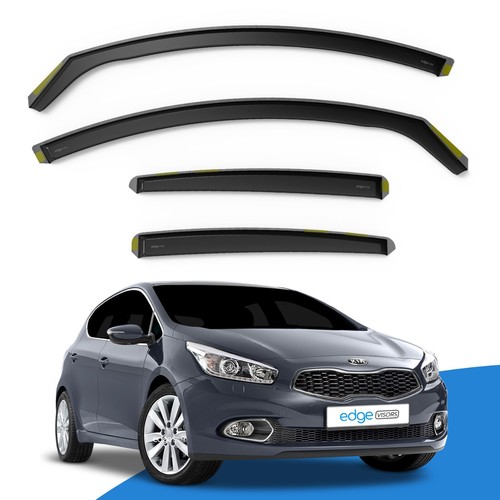 KIA Cee'D CEED MK2 20122018 5 Door Hatchback Wind Deflectors 4pc Edgevisors eBay