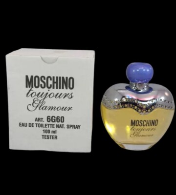Moschino Toujours Glamour EDT Spray 3.4 Fl Oz 100 ML New In Tester Box