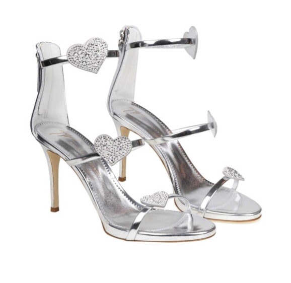 Guiseppe Zanotti Harmony Mirror Heels Sandals Size UK 6 EU 39 Rrp