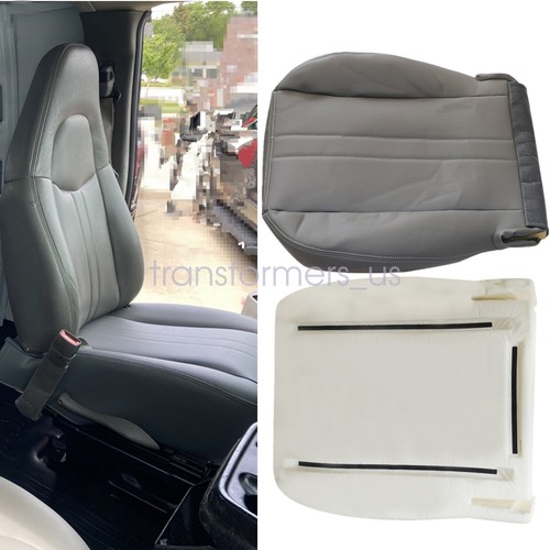 For 2003-2014 Chevy Express & GMC Van Driver Bottom Seat Cover & Foam Cushion - Picture 8 of 49