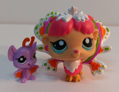 Littlest Pet Shop Shimmering Sky Rain Prism Fairy # 2712 #2713 * SEE PICS READ *