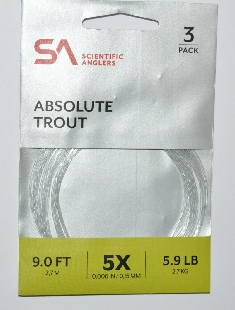 Scientific Anglers Absolute Trout Leader - 3 Pack main image 0