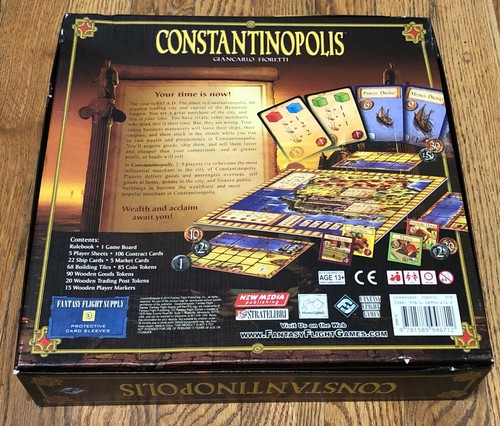 Constantinopolis Board Game New In Open Damaged Box Unpunched! Free Shipping! - Picture 2 of 12