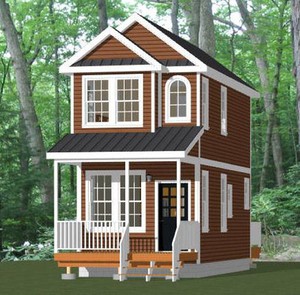 12x28 House 605 Sq Ft Pdf Floor Plan Model 4 Ebay