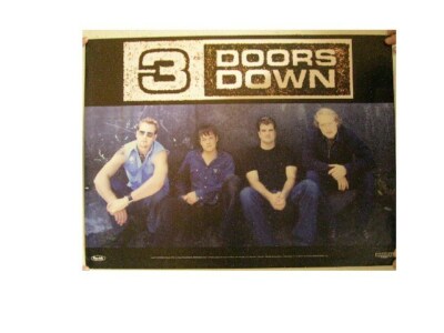 Doors Down Poster Band Shot Sided Three Promo UK - Main Image