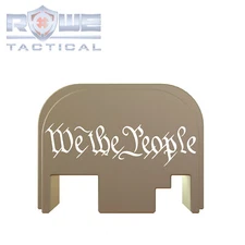 Rowe Tactical Rear Slide Back Plate for Glock Gen 1-4 - FDE - We The People