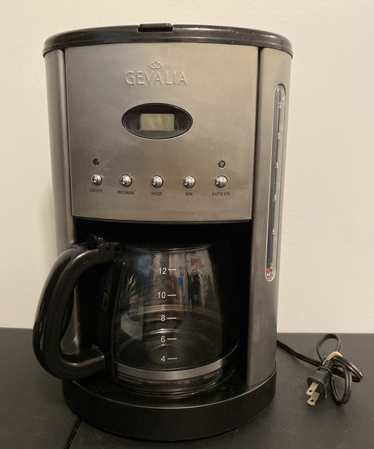 Gevalia Kaffe G70 12Cup Stainless Programable Coffee Maker CM500 for