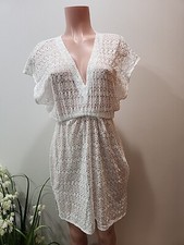 Nwt CUPSHE Women's White Dress Cover-Up Size Large