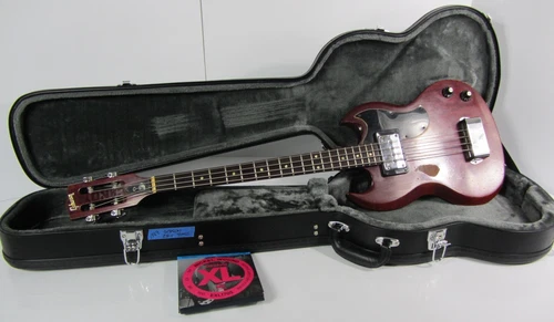 Gibson EB-0 BASS Guitar with Slotted Headstock 1969 - Cherry