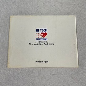 Sesame Street ABC Nintendo Video Game, Poster & Manual nes cartridge cart