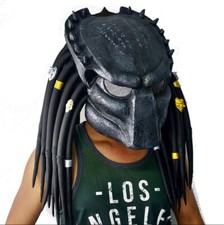Alien Predator Full Face Latex Mask Helmet Halloween Party Cosplay Costume Props