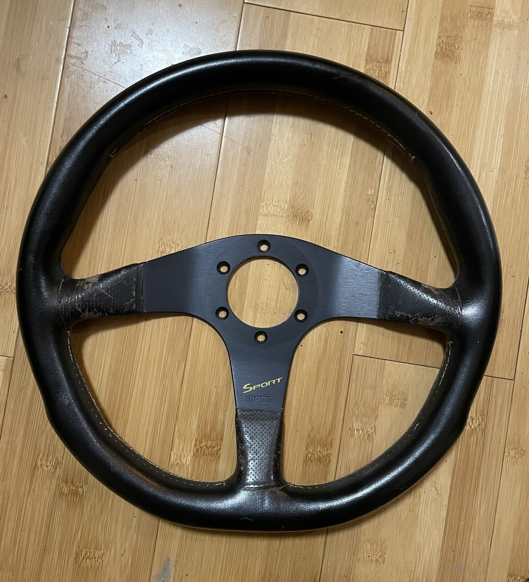Vintage 1992 Momo Sport Steering Wheel 14