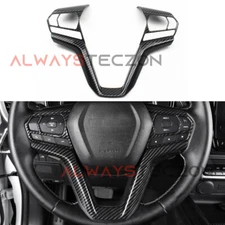 Carbon Fiber ABS Steering Wheel Cover Trim Accessories for ISUZU DMAX D-MAX 2021
