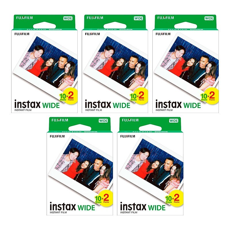 Pellicole Instax Large Fujifilm - Confezione Da 100 Foto Per Fotocamere Instantanee - Foto 5