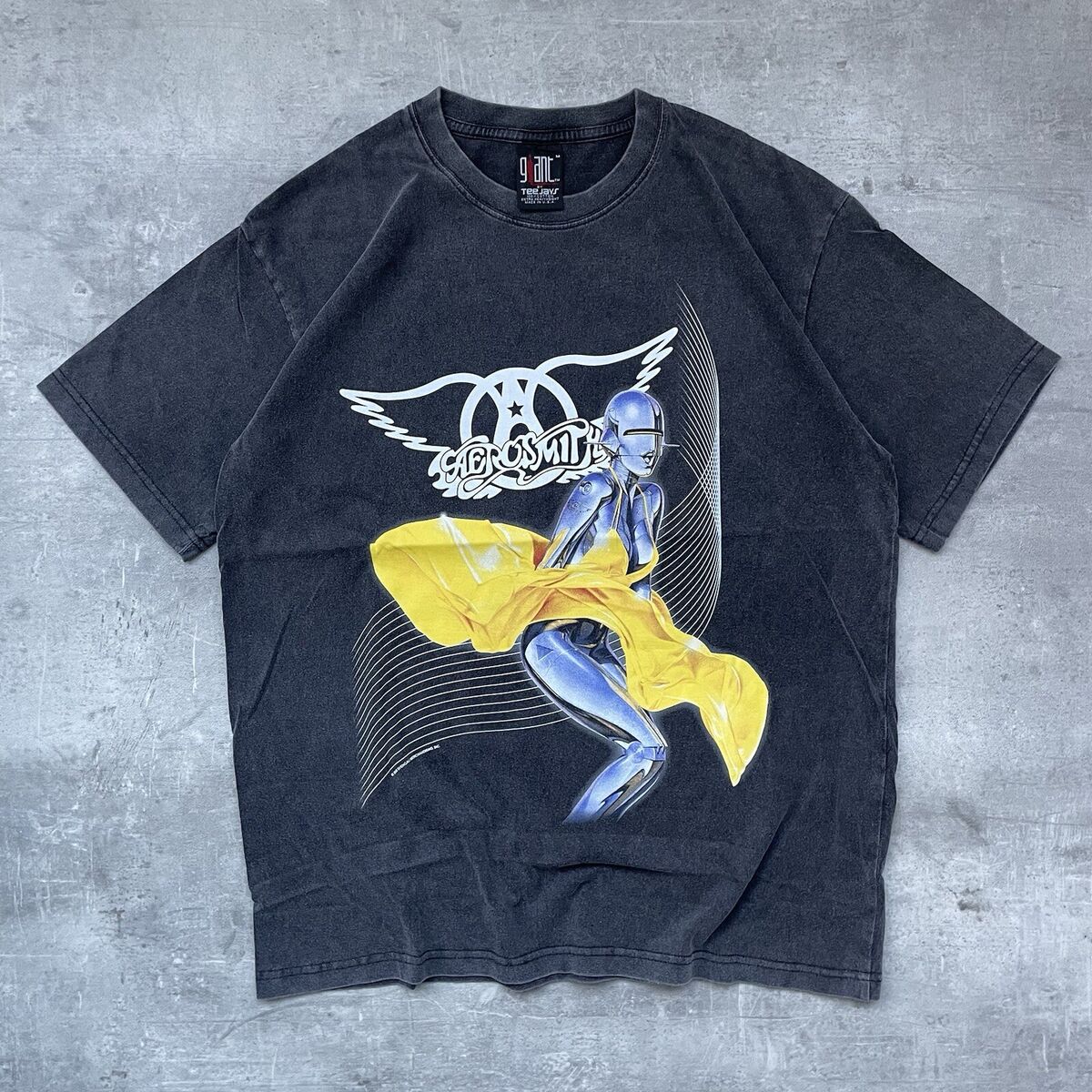 Vintage 2001 Aerosmith Just Push Play Tour Shirt Tee M Giant Vintage 2001 Aerosmith Just Push Play Tour Shirt Tee M Giant