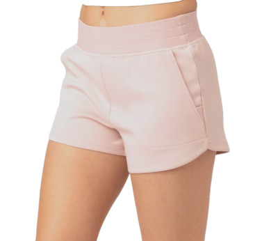 Threads 4 Thought Women s ELLORY RIB DETAIL SHORTS w/ Pockets Size L Nomad