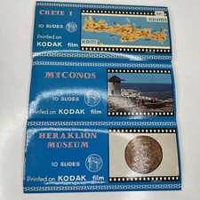  3 Lot of 10- 35mm Vintage Mediterranean Greece Mykonos Crete Kodak Slides