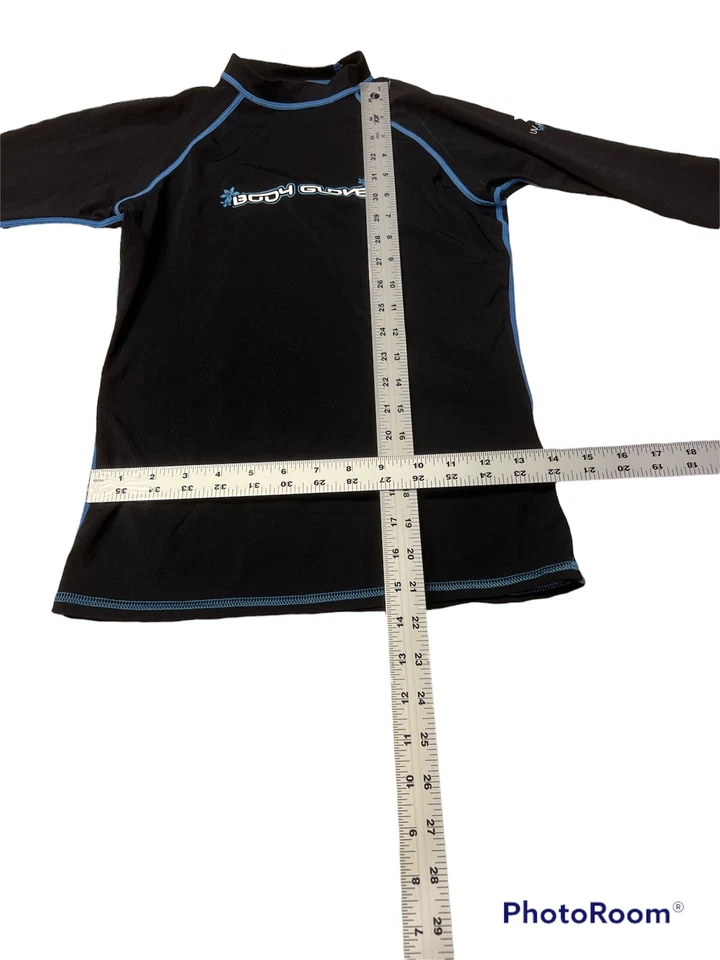 Body Glove Manga Larga Cuello Simulado Camisa de Natación Niños Talla L Grande Negra PVP 50 Foto 2 de 4