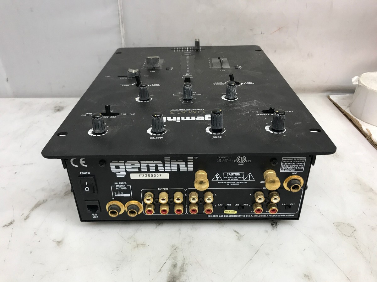 Gemini UMX-3 Professional VCA Mixer DJ | eBay