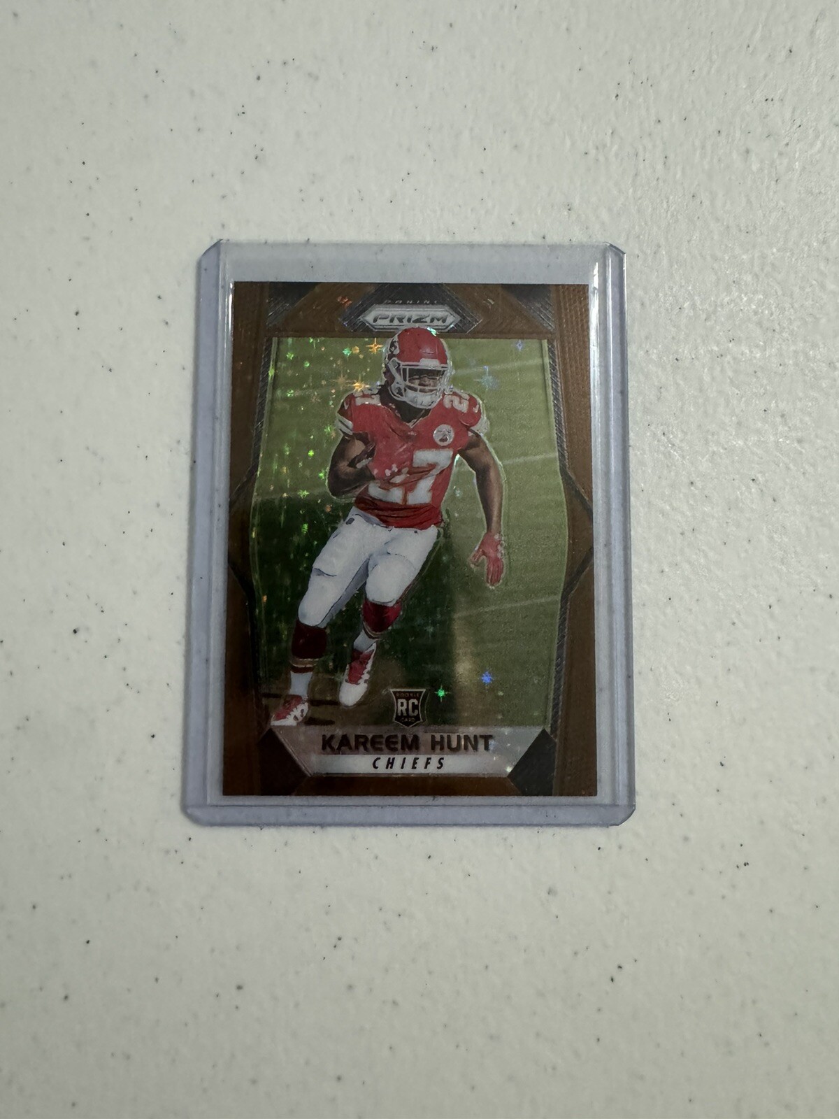 Kareem Hunt 2017 Prizm Bronze Stars SSP Rookie Kansas City Chiefs
