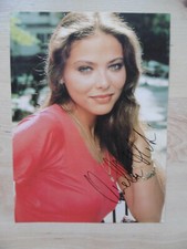 Ornella Muti autograph signed A4 magazine image