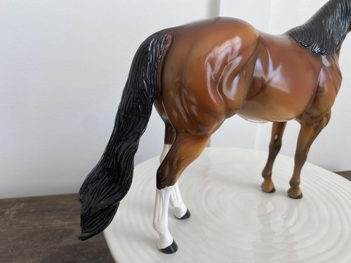 1999 Peter Stone Co. CMW Dark Western Horse 12" Long NICE! - Picture 8 of 9
