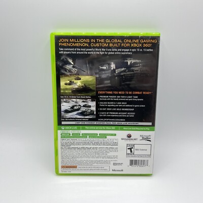 XBOX360 ワールドオブタンク  XBOX360 Edition 新品未開封 World of Tanks Xbox 360 Edition | eBay