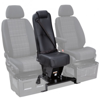 Sprinter Van Jump Seat w/ Quick-Release Base & Integrated 3-Point Seatbelt