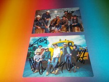 2 x TRUCK STOP COUNTRY signed autographed autograph on autograph card