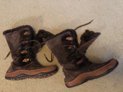 VGC The North Face W Abby II brown PrimaLoft 200 gram winter boots