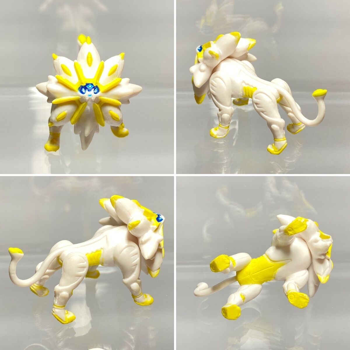 Solgaleo Lunala(2 pcs)Pokemon Monster T-arts Gashapon Collection Figure.