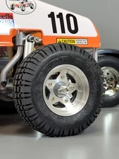 4pc Aluminum M4 Wheel Lock Nuts Tamiya 1/10 Sand Scorcher Champ Buggy F350 Hilux