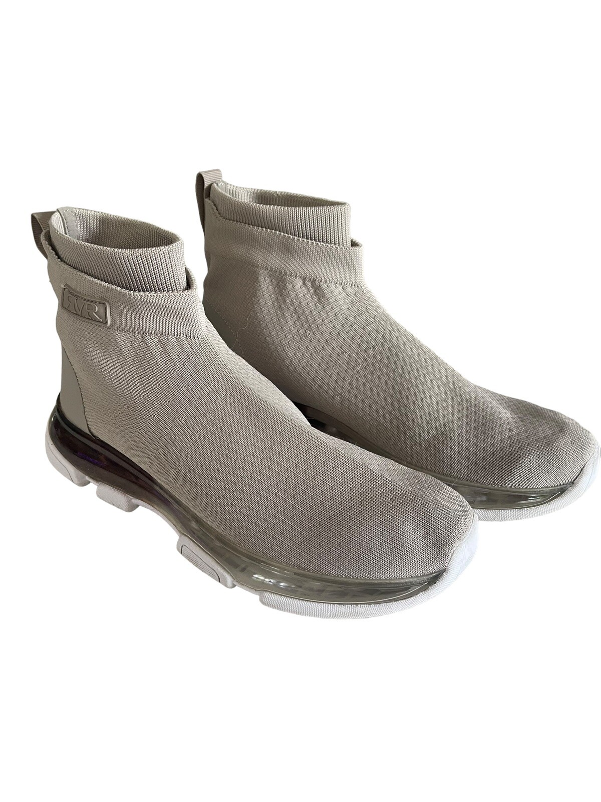 SAOLA Sneakers da uomo River Island Stone Bubble Solette Calzini Lavorate a Maglia Grigie Taglia 10 Belle