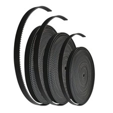 2M 2GT Open Synchronous Timing Belt 6/10mm Polyurethane/Rubber for 3D Printer