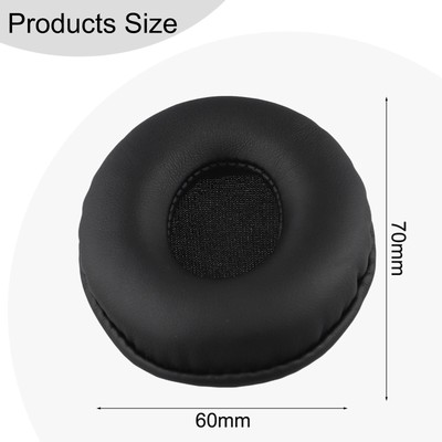 Coussin Pour Casque Audio Ovale - Cuir éponge Premium - Confort Et Remplacement Facile - Pour écouteurs