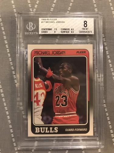 1988 Fleer Michael Jordan BGS 8