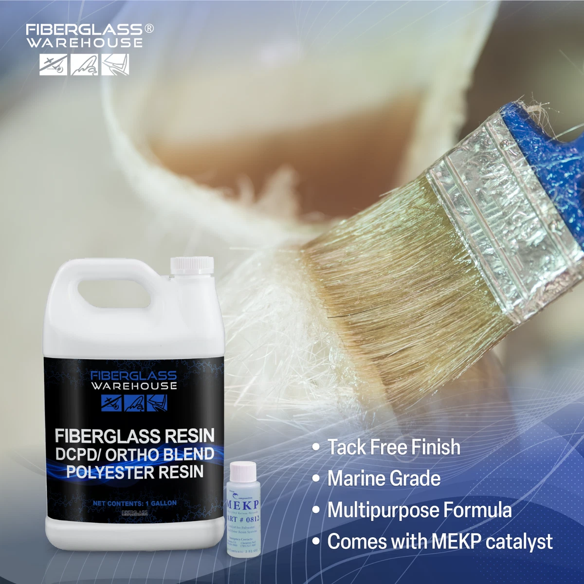 FIBERGLASS RESIN (GALLON)