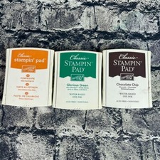 Stampin  Up Classic Stampin Pad Water Based Dye Ink Pad Set of 3