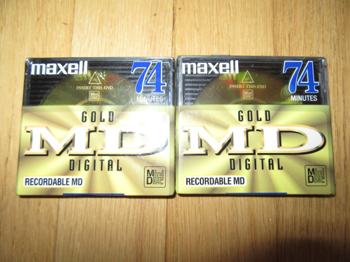 MiniDiscs Maxell Japan – 60 Et 74 Minutes – Scellés – Rares – Platine