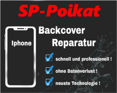 iPhone 8+ Plus Backcover Glas Reparatur Tausch Rückglas 