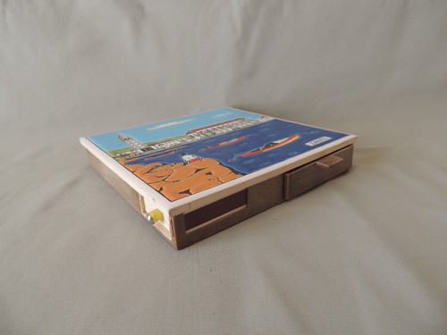 Greek ceramic tile match box hand made island Zante - Picture 2 of 11