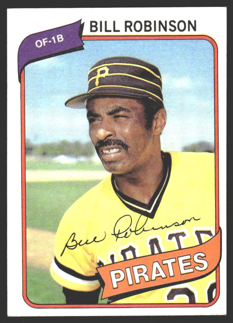 Bill Robinson #264 1980 Topps Pittsburgh Pirates