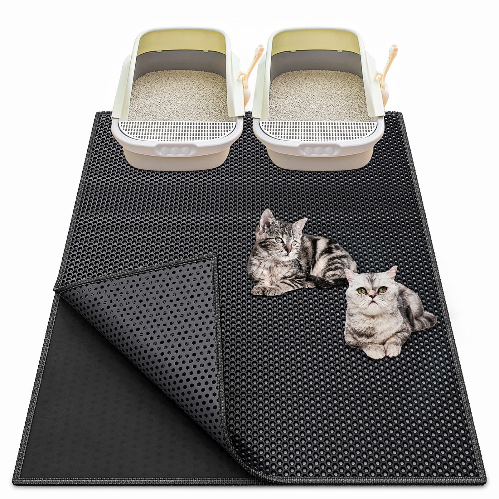 Waretary Cat Litter Box Mat: 36