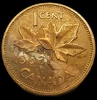 1963 Canadian copper One Cent — photo 2