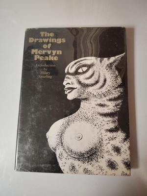 The Drawings of Mervyn Peake - Hardback 1974 1st Ed Book intro Hilary Spurling