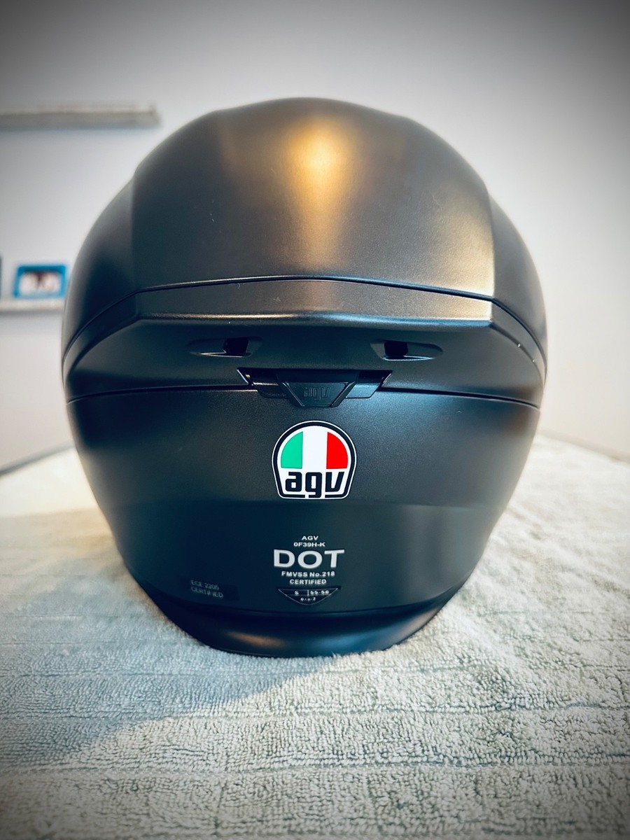 AGV K5 S Matte Black Helmet + removable magnetic Cat Ears, size