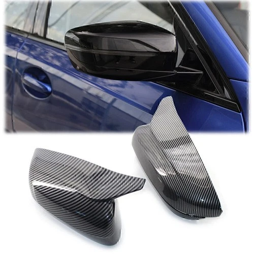 Carbon Fiber Look Rearview Side Mirror Cover for BMW 3Series G20 G30 2017-2020