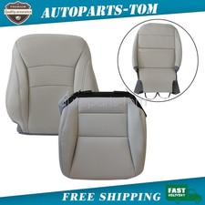 For Honda Accord 2013-2017 Driver Bottom Top Seat Cover Gray Pocket Back 