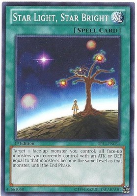 3 x Star Light, Star Bright - SP14-EN034 - Common - 1st Edition Near Mint, Engli